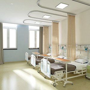 医院病房整体模型