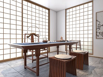 茶室3d模型