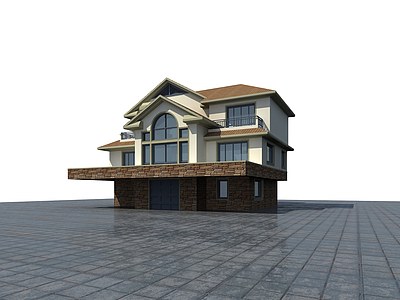 别墅3d模型3d模型