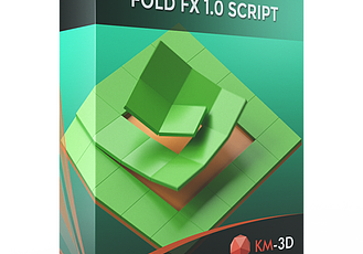 FoldFX v1.0插件3DS MAX多邊形物體三維翻轉折疊動畫工具