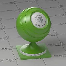 绿色塑料Vary材质球球