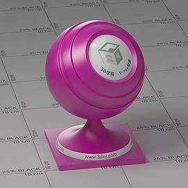 紫色塑料Vary材质球球