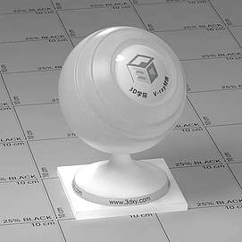 白色透明塑料Vary材质球球
