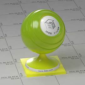 绿色半透明塑料Vary材质球球