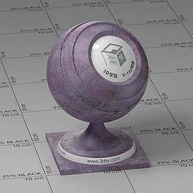 紫色皮革Vary材质球