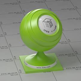 绿色塑料Vary材质球球