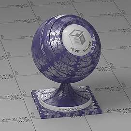 蓝紫色墙布Vary材质球球