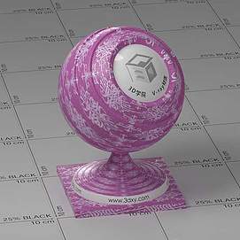 紫色布料Vary材质球球