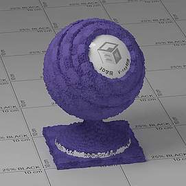 紫色毛巾Vary材质球球