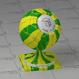 黄色布Vary材质球球