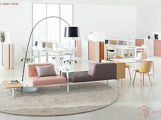 【空间灵感】办公室岛屿设计之模块化家具