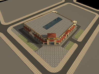商场3d模型