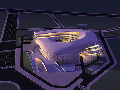 3D蛋形商场艺术建筑设计3d模型