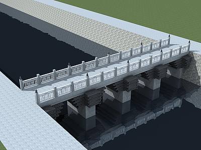 石桥整体模型