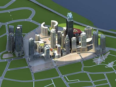 城市规划整体模型