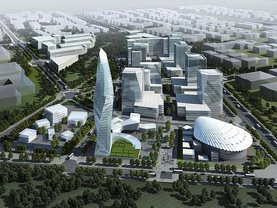 城市规划设计3d模型