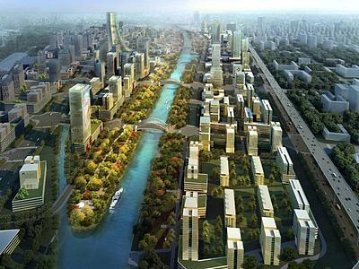 城市规划设计3d模型