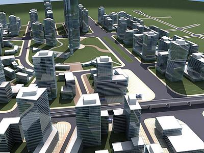 城市规划3d模型