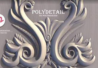 3DS MAX装饰花纹雕刻插件 PolyDetail – Ornament Plugin for 3