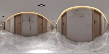 酒店走廊VR效果图