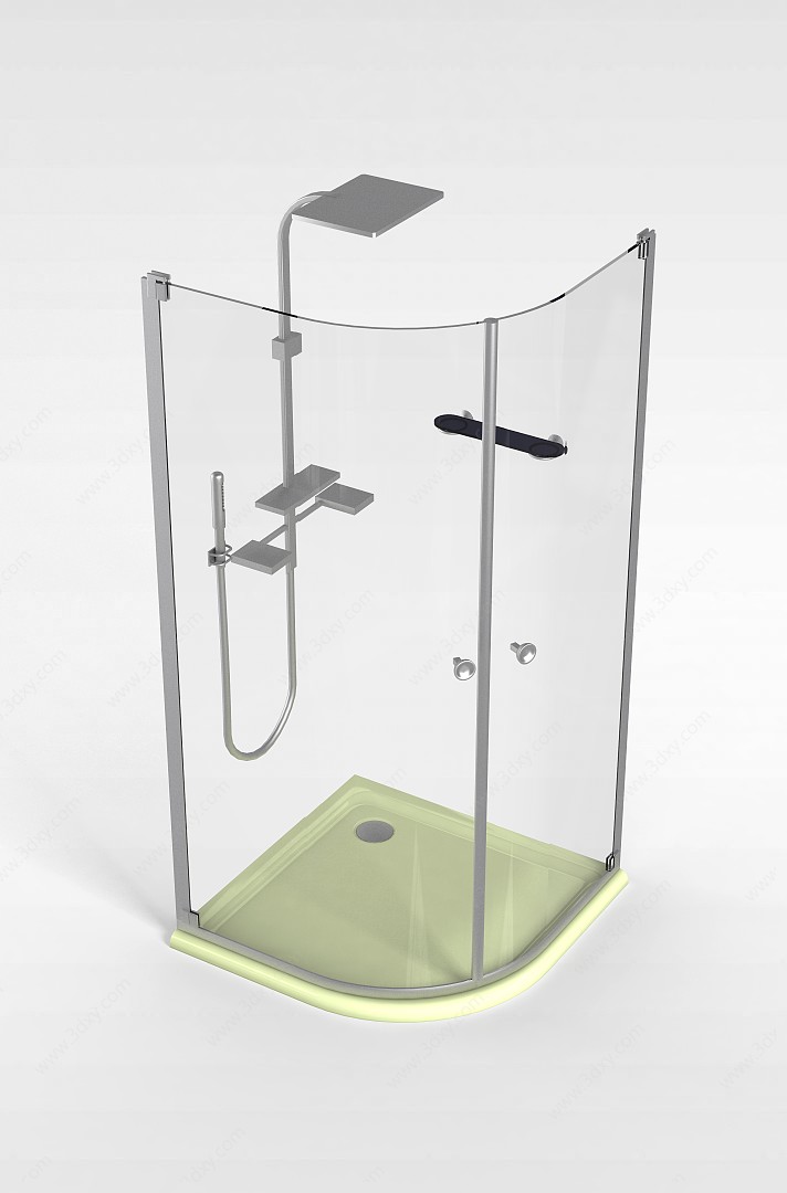 卫生间淋浴房3D模型