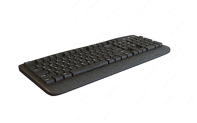 电脑键盘3D模型