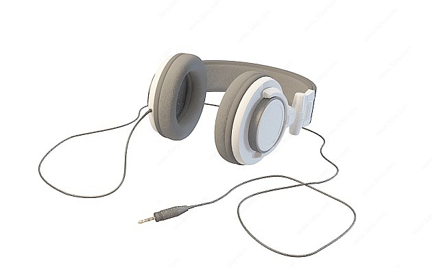 游戏耳机3D模型