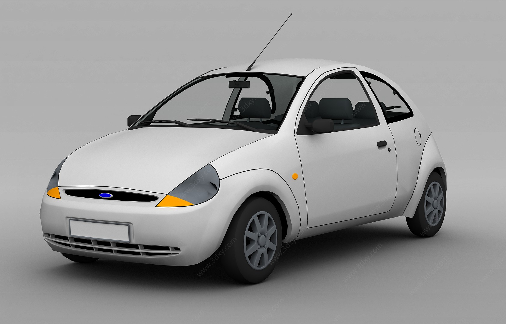 紧凑型汽车3D模型
