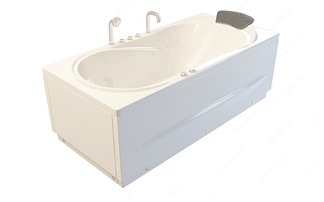 按摩调节浴缸3D模型