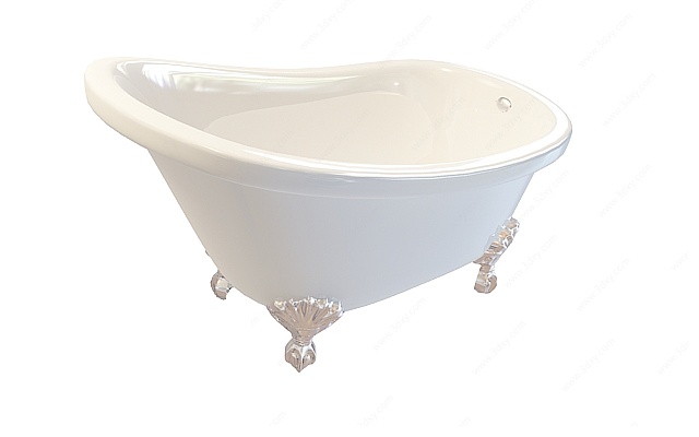 贵妃浴缸3D模型