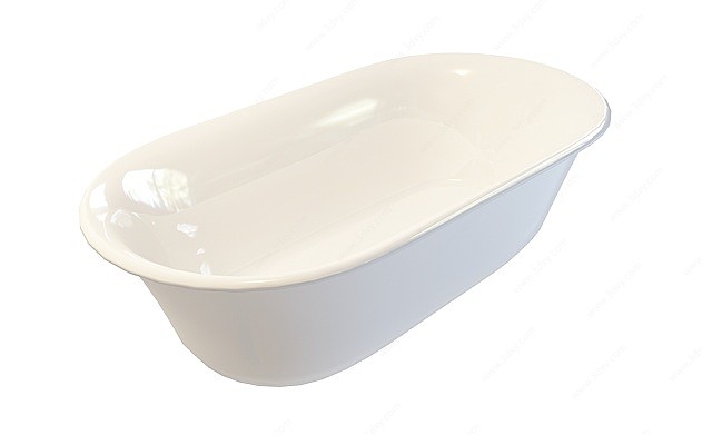 亚克力浴缸3D模型