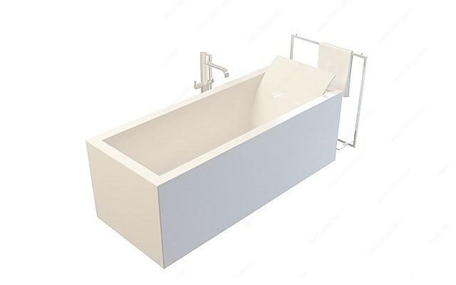 立体式浴缸3D模型
