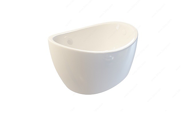 碗形浴缸3D模型