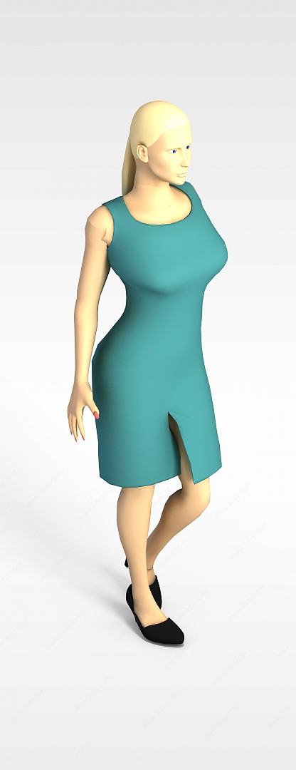 性感女人3D模型