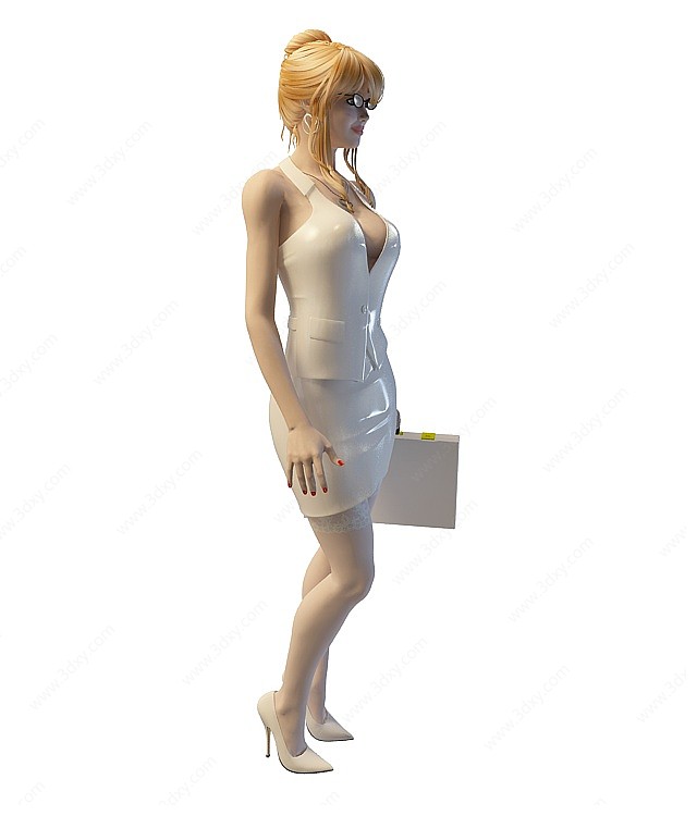 性感女孩3D模型