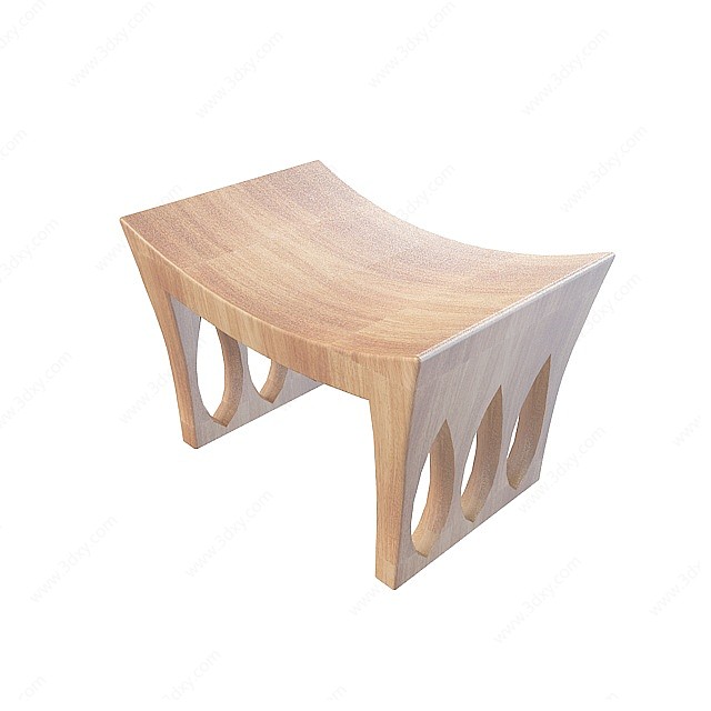 木凳3D模型