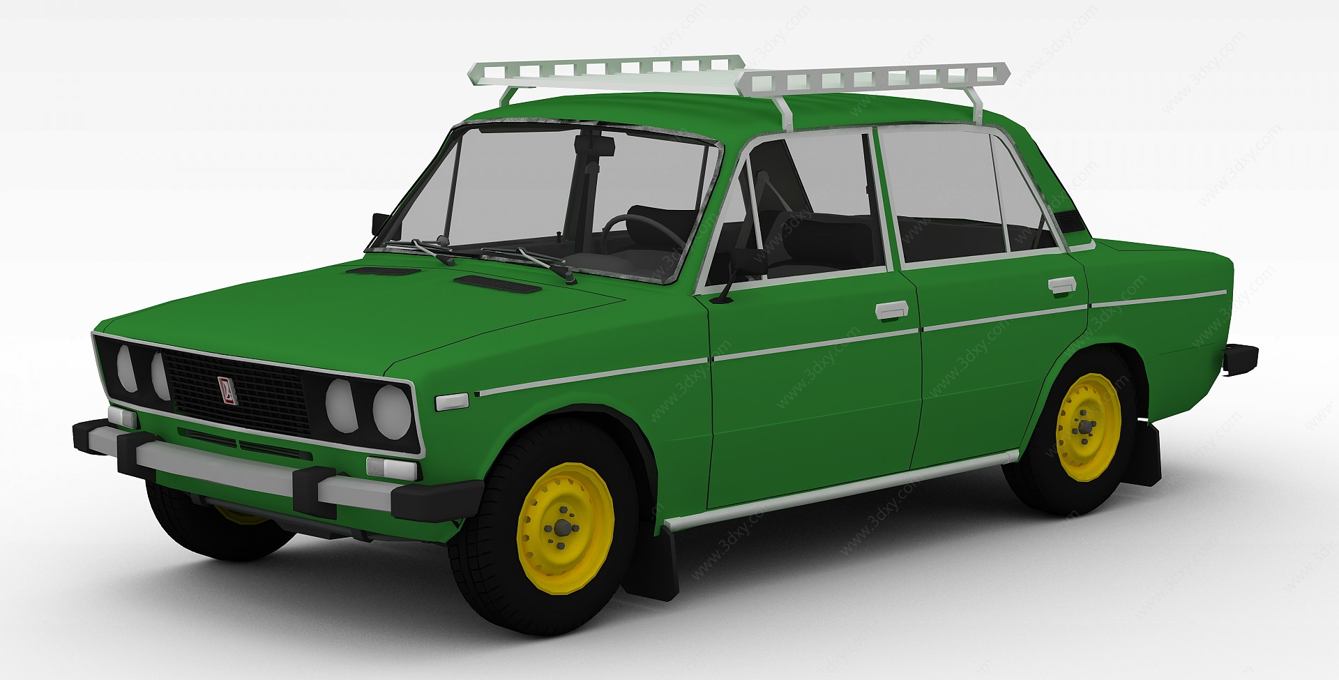 老式小轿车3D模型