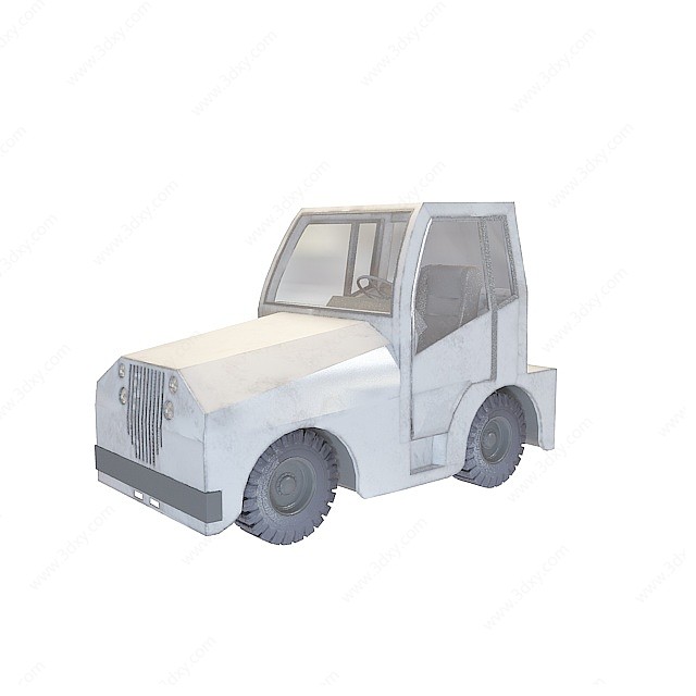 卡车车头3D模型