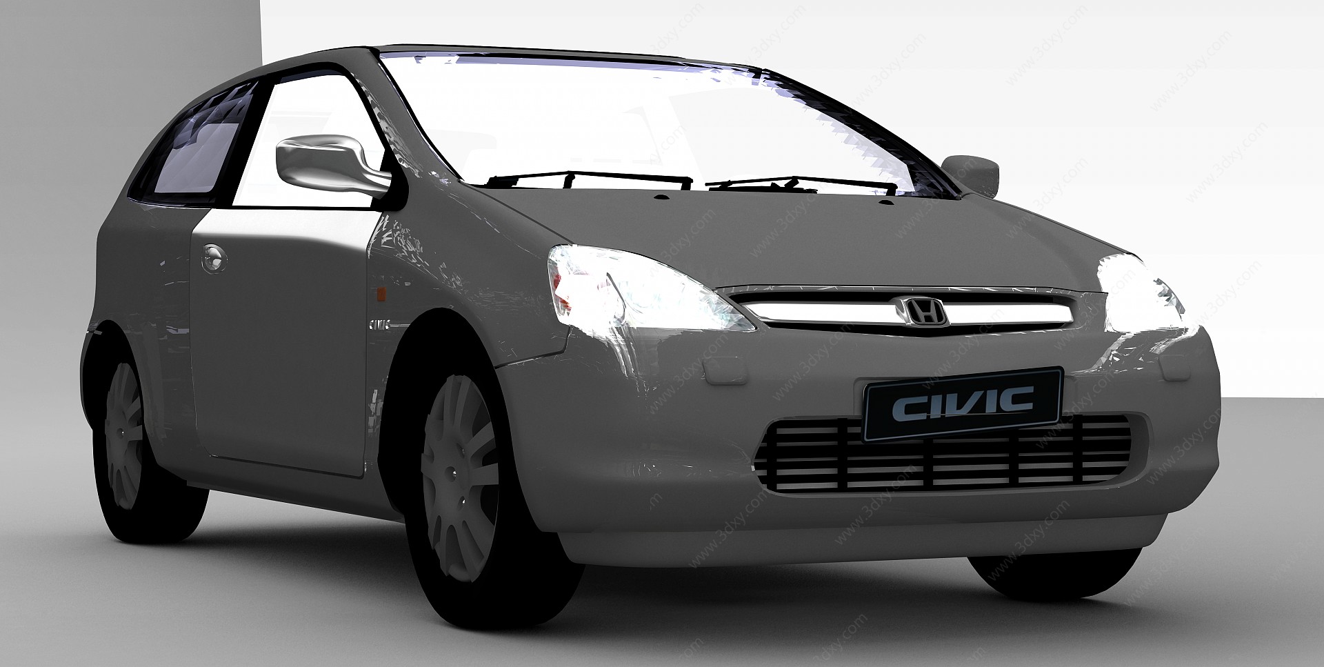 本田微型车3D模型