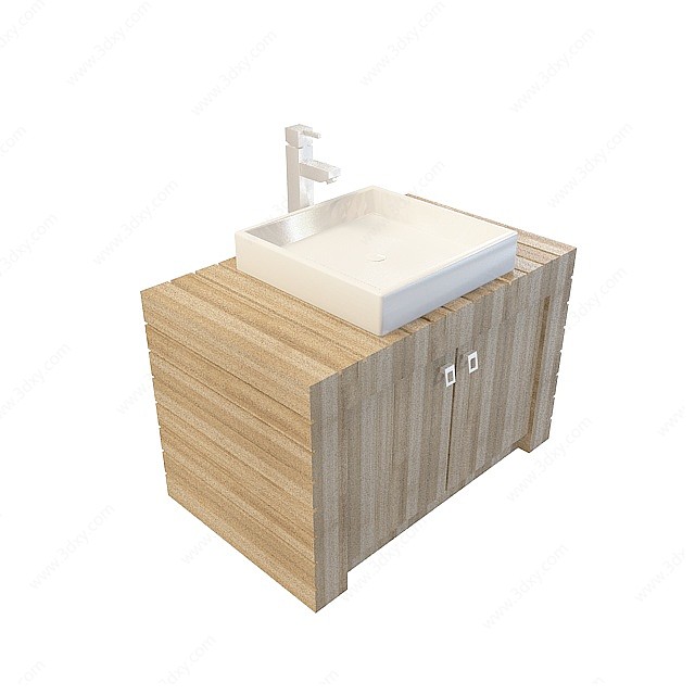 家用洗手台柜3D模型