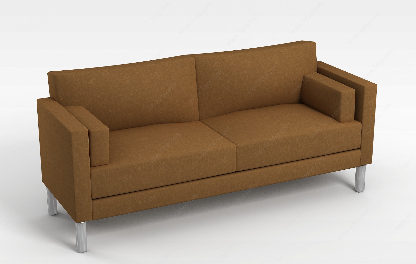 布艺现代双人沙发3D模型