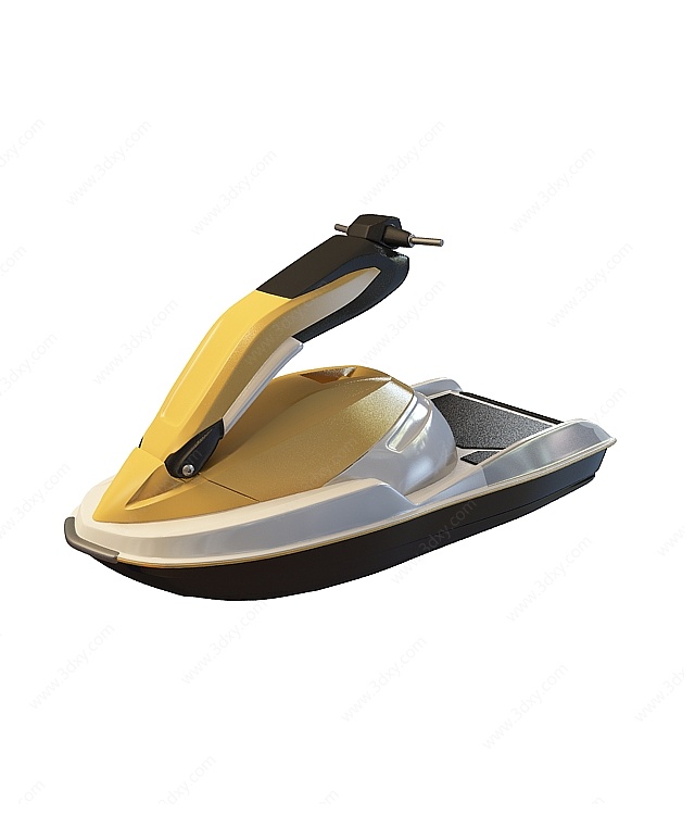 单人摩托艇3D模型