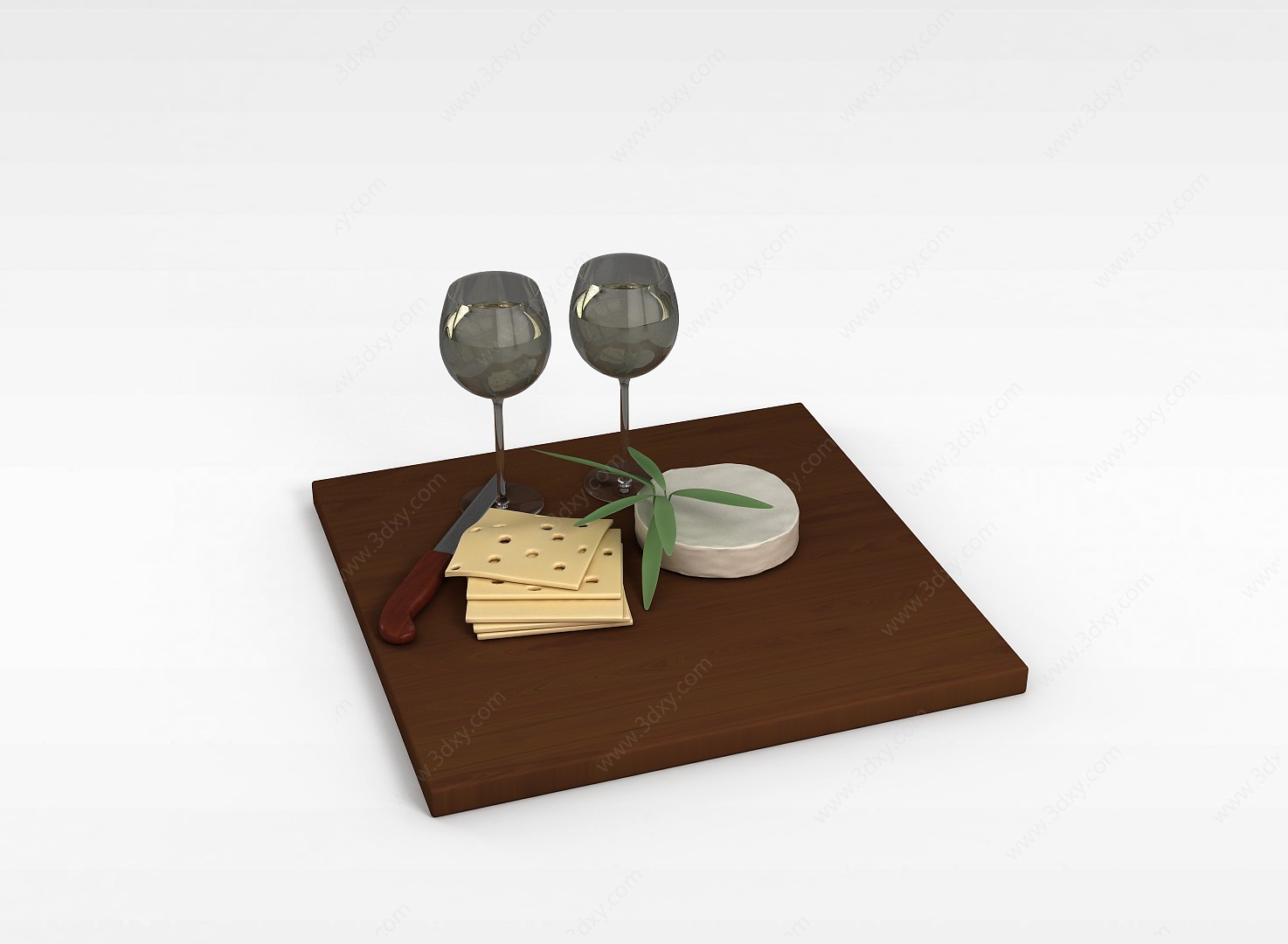 欧式餐具3D模型