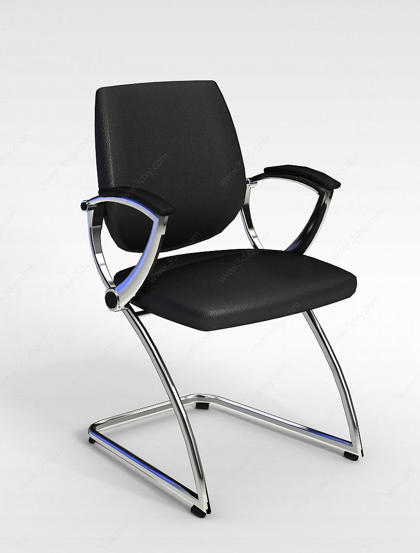 钢制弓形椅3D模型