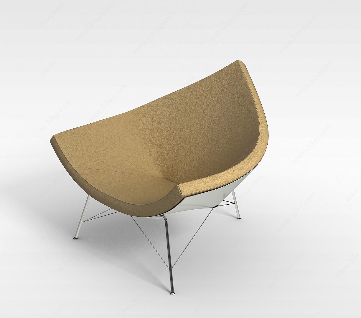 弧形座椅3D模型