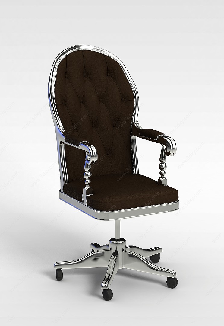 欧式时尚办公椅3D模型