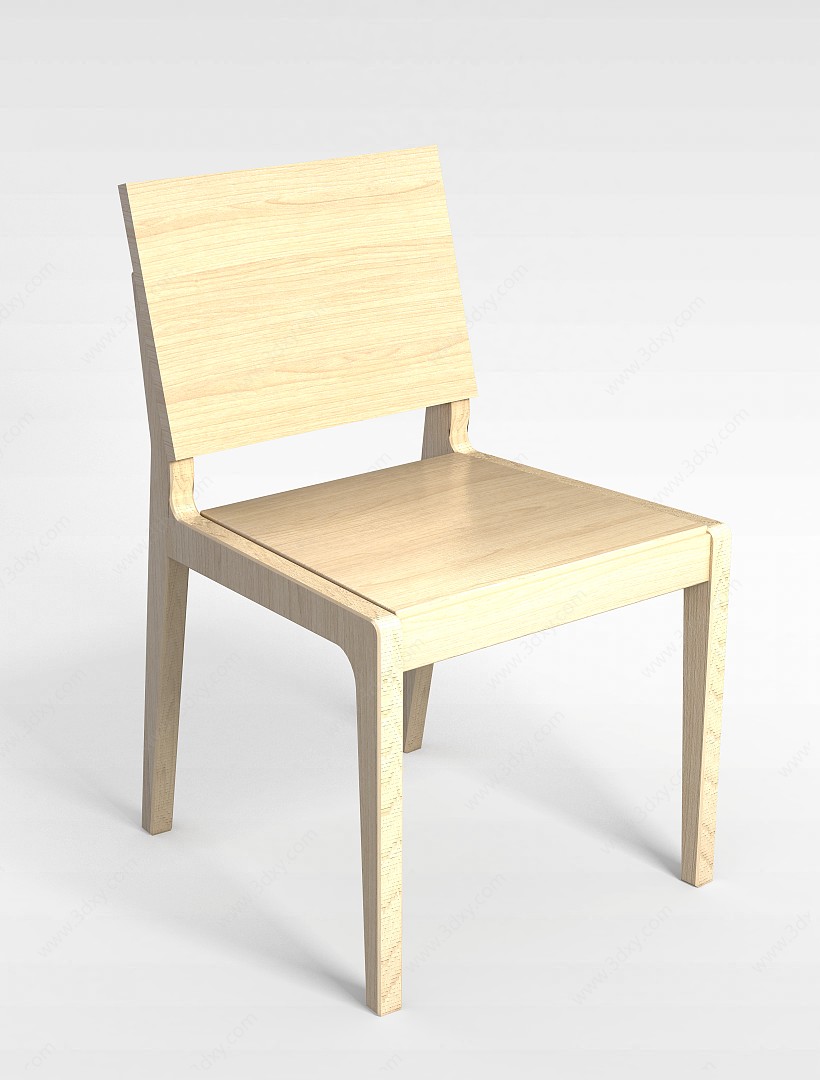 学生椅子3D模型