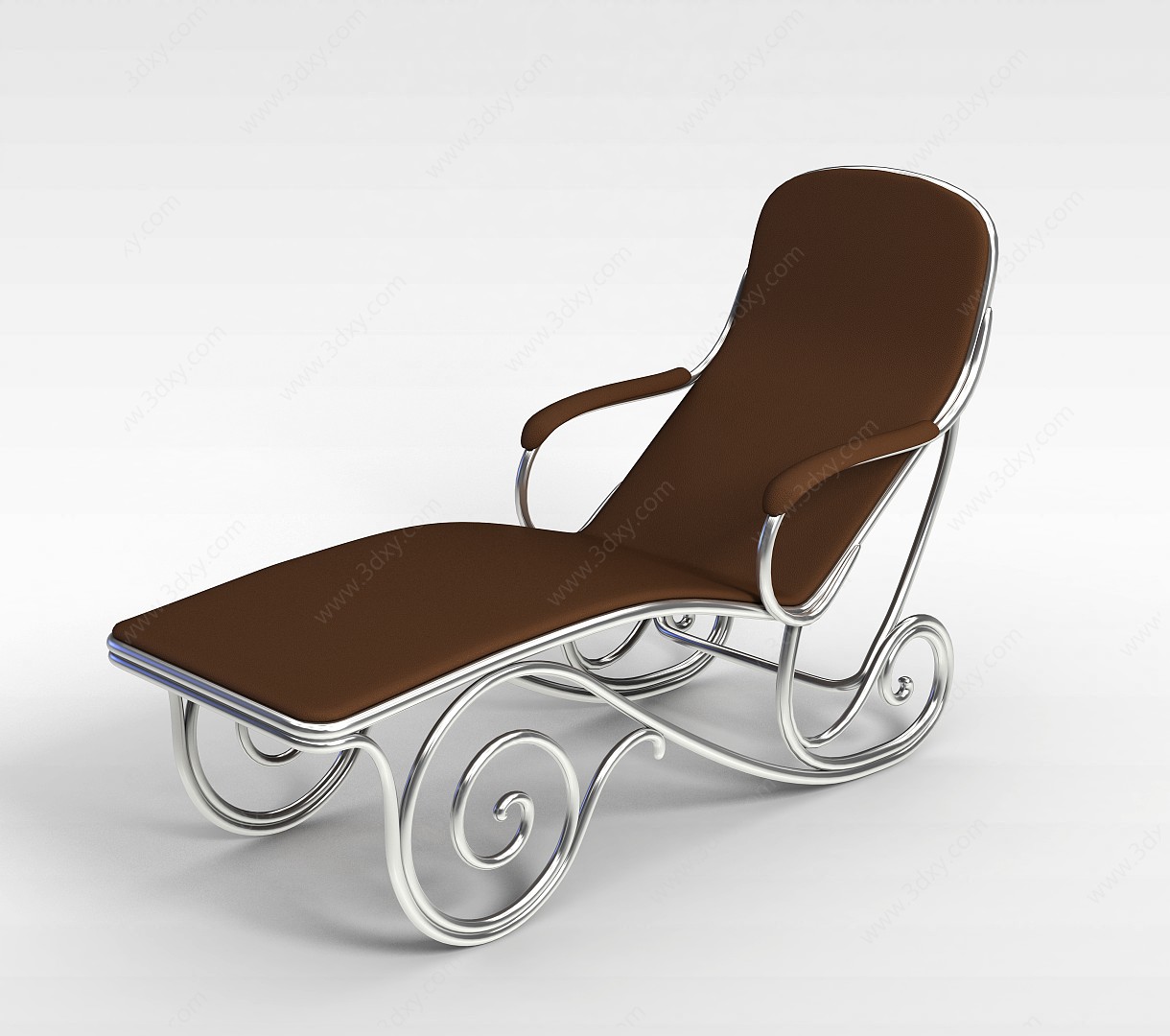 铁艺欧式风格躺椅3D模型