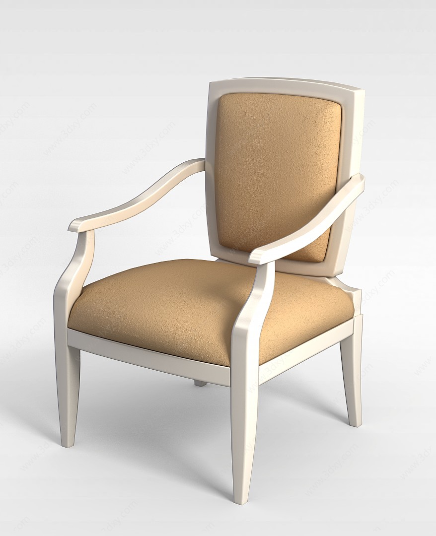 舒适的现代座椅3D模型