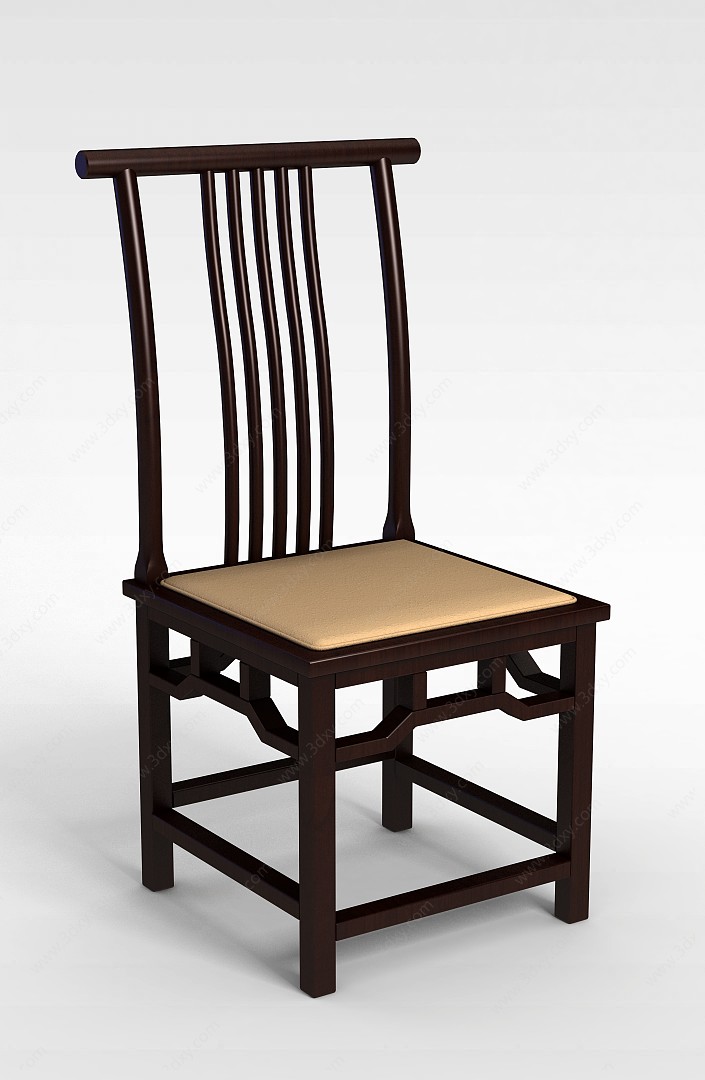 新中式座椅3D模型